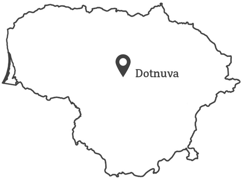 100 lietuvu - Dotnuva žemėlapis