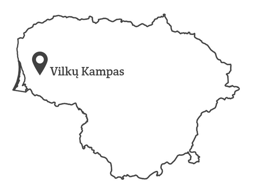 100 lietuvu - Vilkų kampas žemėlapis